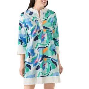 Mary Square Women's Camille Dress Abstract tunic dress size Extra Large XL NWT